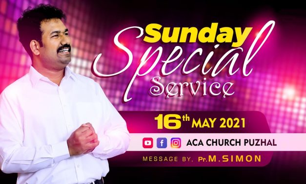 Sunday Special Service | Message By Pastor M.Simon