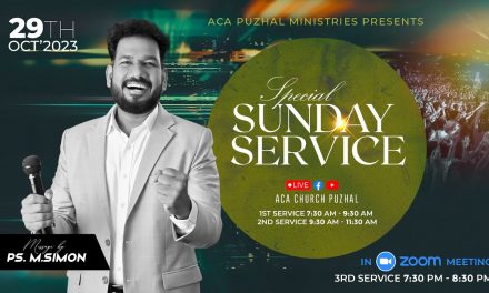 🔴LIVE | Special Sunday Service – 2nd Service | 29.10.2023 | Message By Pastor M.Simon