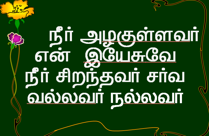 நீர் அழகுள்ளவர்