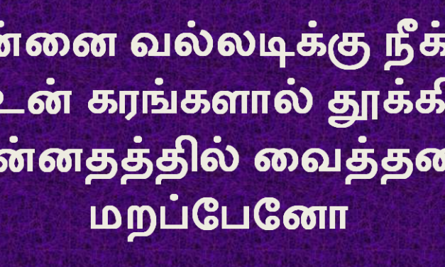 என்னை வல்லடிக்கு நீக்கி