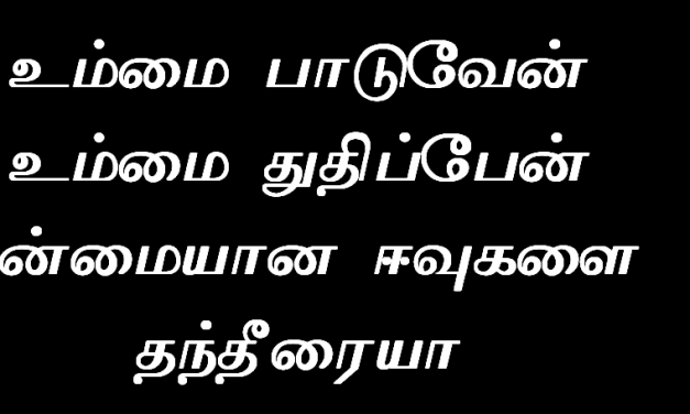 உம்மை பாடுவேன் உம்மை துதிப்பேன்