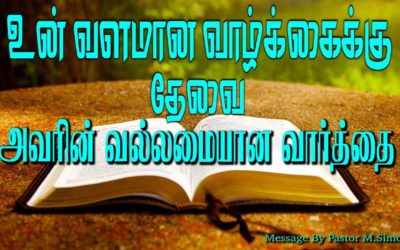 33. உன் வளமான வாழ்க்கைக்கு தேவை அவரின் வல்லமையான வார்த்தை