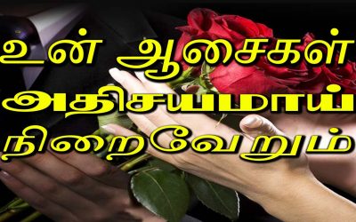 உன் ஆசைகள் அதிசயமாய் நிறைவேறும்