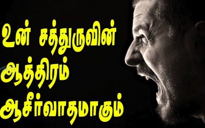 உன் சத்துருவின் ஆத்திரம் ஆசிா்வாதமாகும்
