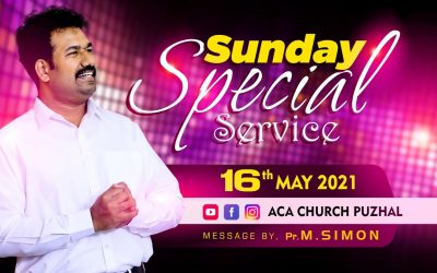 Sunday Special Service | Message By Pastor M.Simon