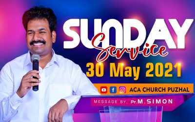 Sunday Service | Message By Pastor M.Simon