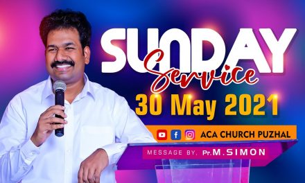 Sunday Service | Message By Pastor M.Simon