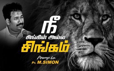 நீ சிங்கிள் அல்ல சிங்கம் | Message By Pastor M.Simon