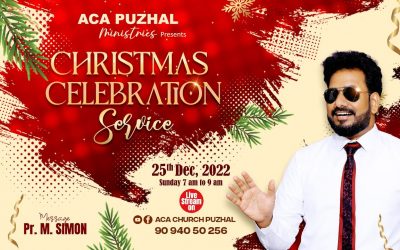 🔴LIVE | Christmas Celebration Service – 25.12.2022 | Message By Pastor M.Simon