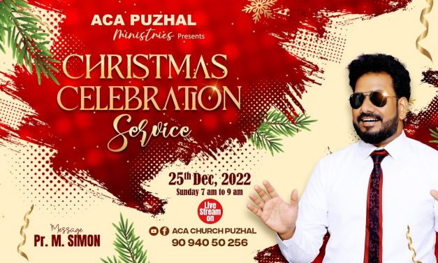 🔴LIVE | Christmas Celebration Service – 25.12.2022 | Message By Pastor M.Simon