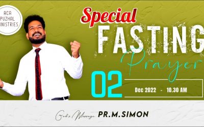 🔴LIVE | Special Fasting Prayer – 02.12.2022 | Message By Pastor M.Simon