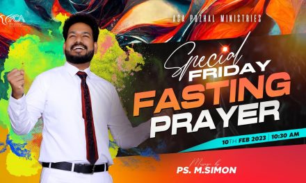 🔴LIVE | Special Friday Fasting Prayer  – 10.02.2023 | Message By Pastor M.Simon