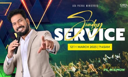 🔴LIVE | Sunday Service – 12.03.2023 | Message By Pastor M.Simon