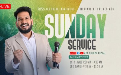 🔴LIVE | Sunday Service  – 14.05.2023 – 1st Service | Message By Pastor M.Simon