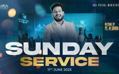 🔴LIVE | Sunday Service –  11.06.2023 – 1st Service |  Message By Pastor M.Simon