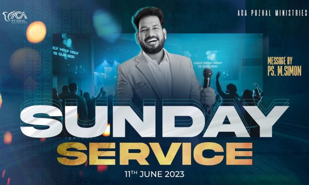 🔴LIVE | Sunday Service –  11.06.2023 – 1st Service |  Message By Pastor M.Simon