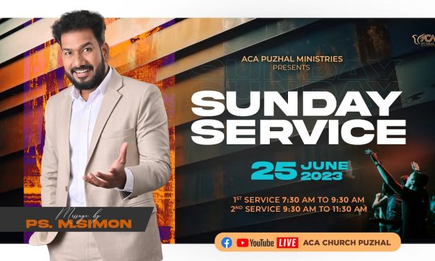 🔴LIVE | Sunday Service – 25.06.2023 – 2nd Service | Message By Pastor M.Simon