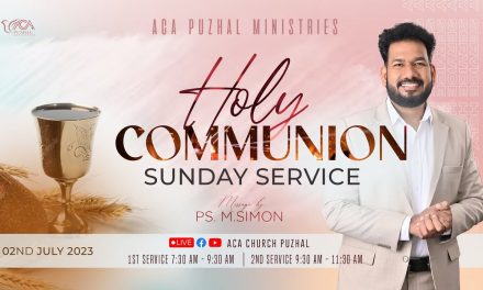 🔴LIVE | Holy Communion Sunday Service  – 02.07.2023 – 1st Service | Message By Pastor M.Simon