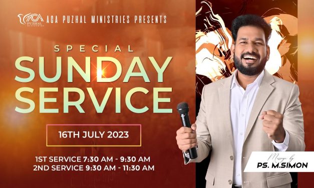 🔴LIVE | Special Sunday Service – 1st Service | 16.07.2023 | Message By Pastor M.Simon