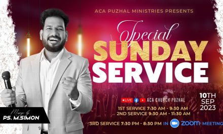 🔴LIVE | Special Sunday Service – 1st Service – 10.09.2023 | Message By Pastor M.Simon