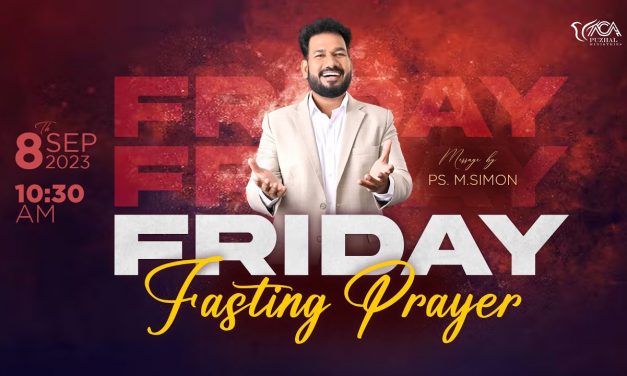 🔴LIVE | Friday Fasting Prayer – 08.09.2023 | Message By Pastor M.Simon