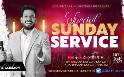 🔴LIVE | Special Sunday Service – 2nd Service – 10.09.2023 | Message By Pastor M.Simon