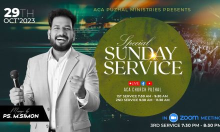 🔴LIVE | Special Sunday Service – 1st Service | 29.10.2023 | Message By Pastor M.Simon