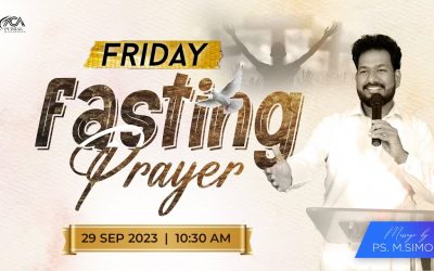 🔴LIVE | Friday Fasting Prayer – 29.09.2023 | Message By Pastor M.Simon