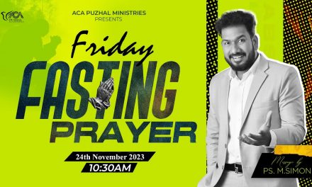 🔴LIVE | Friday Fasting Prayer | 24.11.2023 | Message By Pastor M.Simon