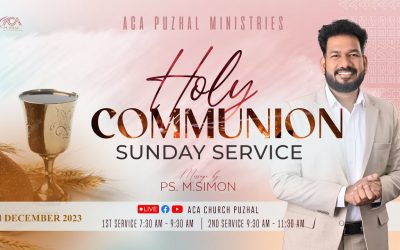 🔴LIVE | HOLY COMMUNION SUNDAY  – 2nd SERVICE  – 03.12.2023 | Message By Pastor M.Simon