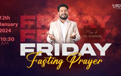 🔴LIVE | Friday Fasting Prayer – 12.01.2024 | Message By Pastor M.Simon