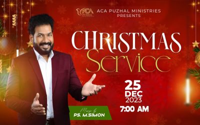 🔴LIVE | Christmas Service – 25.12.2023 | Message By Pastor M.Simon