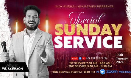 🔴LIVE | Special Sunday Service – 1st Service – 14.01.2024 | Message By Pastor M.Simon