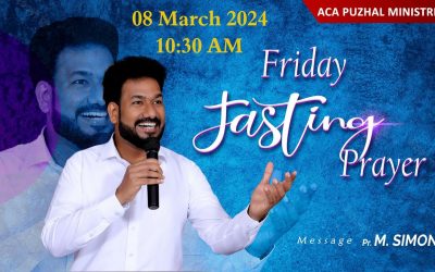 🔴LIVE | Friday Fasting Prayer – 08.03.2024 | Message By Pastor M.Simon