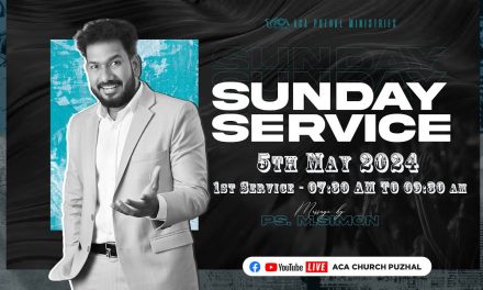 🔴LIVE | Sunday Service – 1st Service – 05.05.2024 | Message By Pastor M.Simon