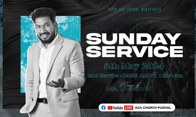 🔴LIVE | Sunday Service – 2nd Service – 05.05.2024 | Message By Pastor M.Simon