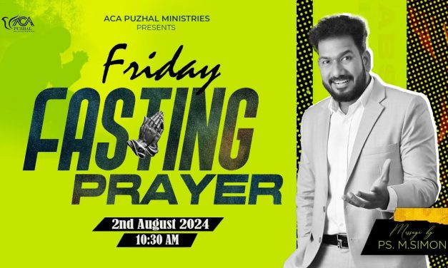 🔴LIVE | Friday Fasting Prayer – 02.08.2024 | Message By Pastor M.Simon