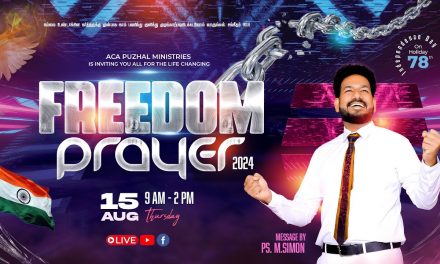 🔴LIVE | Freedom Prayer 2024 | Message By Pastor M.Simon